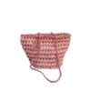 Chanel Shopping Small Crochet Tote Bag Pink 27cm