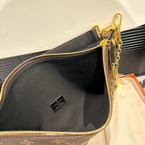 Alternative view of Louis Vuitton Lucky Trunk Monogram Canvas Shoulder Bag Brown 38Cm M12075