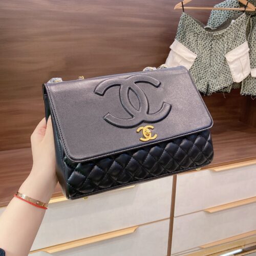 Alternative view of Chanel Timeless Maxi Smooth Leather Flap Bag Black 31cm