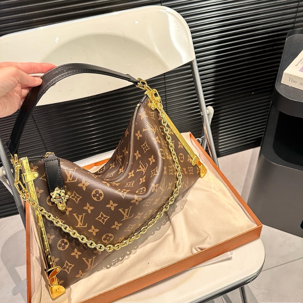 Louis Vuitton Lucky Trunk Monogram Canvas Shoulder Bag Brown 38Cm M12075 - Image 3