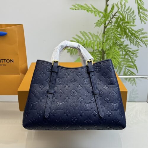 Alternative view of Louis Vuitton Babylone PM Monogram Empreinte Tote Bag Black 30Cm M11393