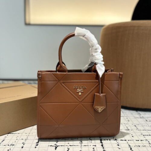 Alternative view of Prada Symbole Small Leather HandBag Bag Caramel 28Cm 1ba379 Ask F03oe V Oco