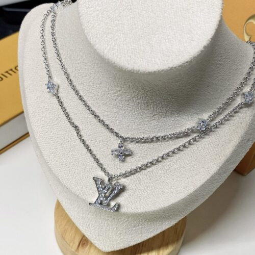 Alternative view of Louis Vuitton Lady Lv Necklace Palladim M02515