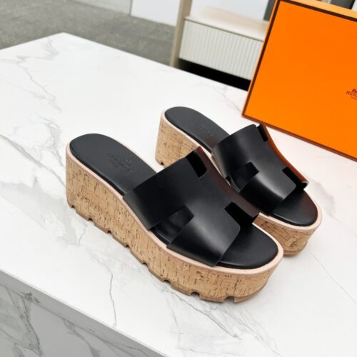 Alternative view of Hermes Eze 30 Sandal Noir H221026Z 02400