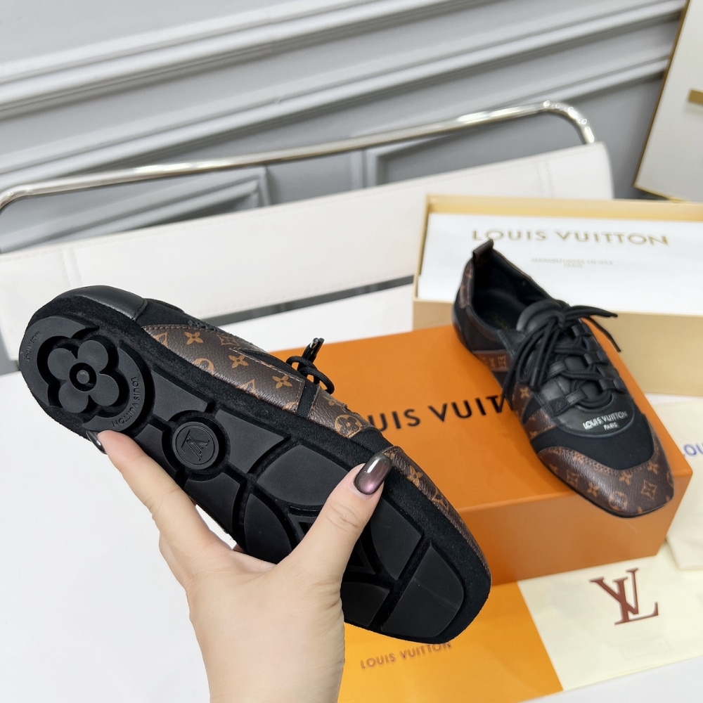Louis Vuitton Monogram Canvas Sneakerina Black 1Ahndo - Image 4