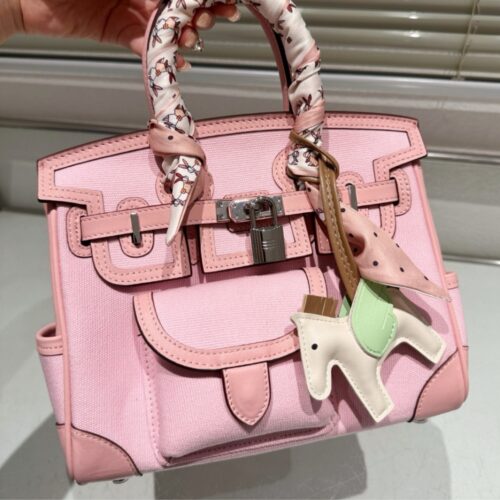 Alternative view of Hermes Birkin 25 Cargo Travel Bag Pink 25Cm