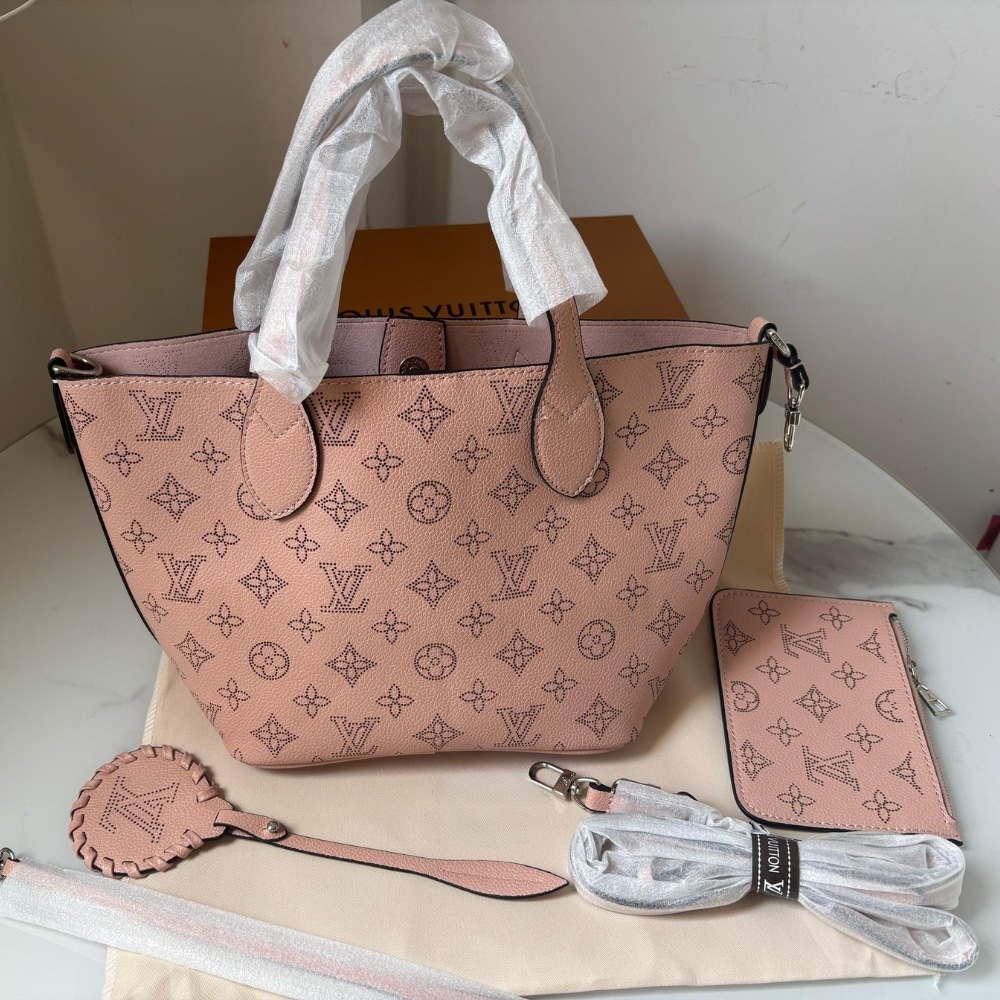 Louis Vuitton Blossom Mahina Leather Handle Bag Rose Jasmin 21Cm M23196 - Image 2