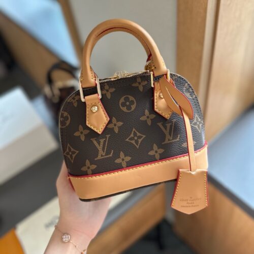 Alternative view of Louis Vuitton Nano Alma Monogram Canvas Shoulder Bag Brown 18Cm M82717