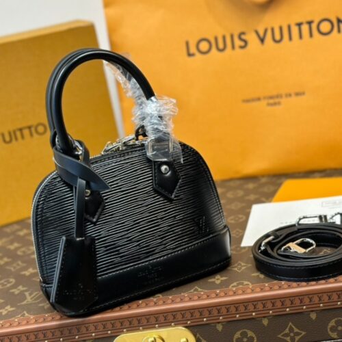 Alternative view of Louis Vuitton Nano Alma Epi Leather Shoulder Bag Black 18Cm M81945