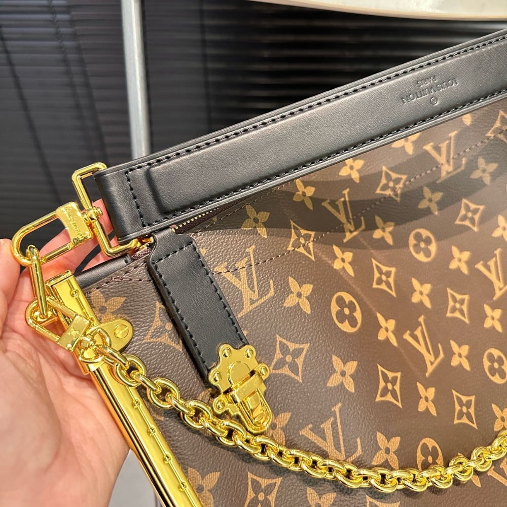 Louis Vuitton Lucky Trunk Monogram Canvas Shoulder Bag Brown 38Cm M12075 - Image 4