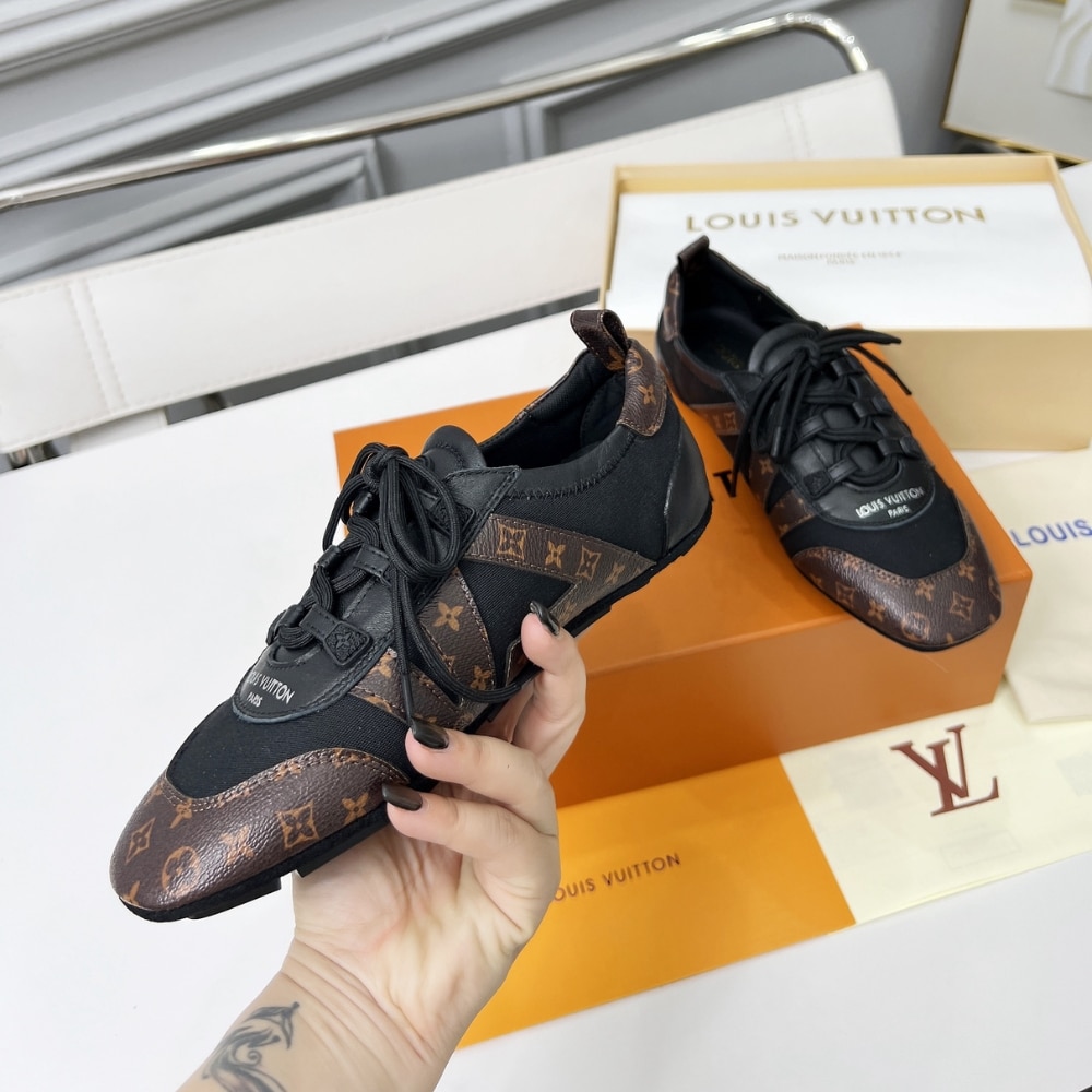 Louis Vuitton Monogram Canvas Sneakerina Black 1Ahndo - Image 6