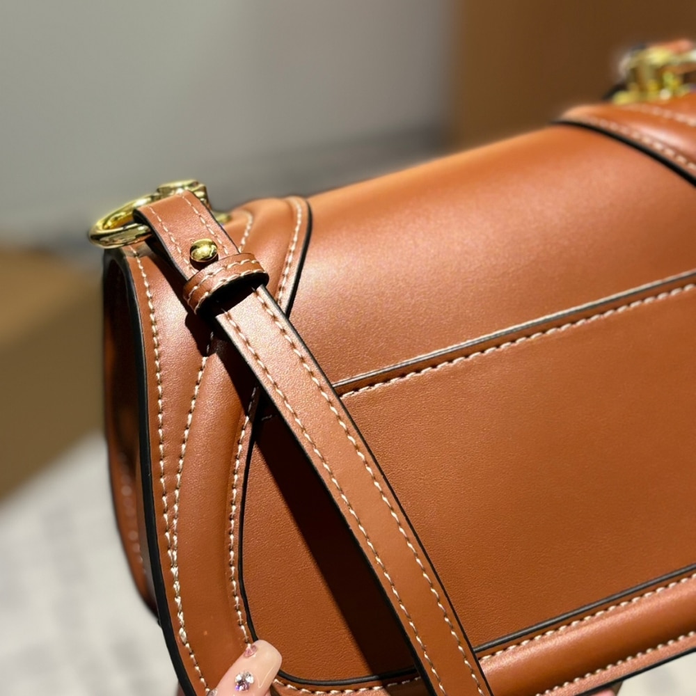 Gucci Blondie Mini Leather Shoulder Bag Brown 22Cm 815700 AAEC2 2718 - Image 5