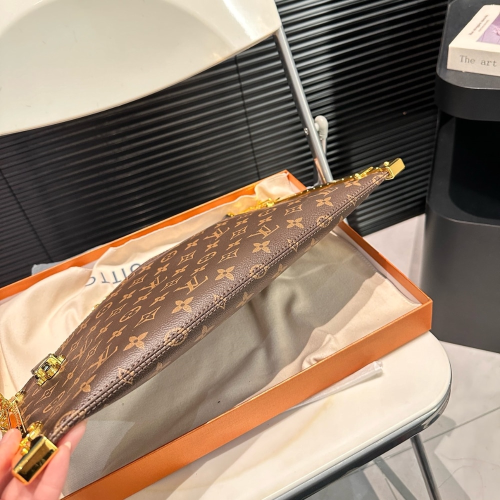 Louis Vuitton Lucky Trunk Monogram Canvas Shoulder Bag Brown 38Cm M12075 - Image 5