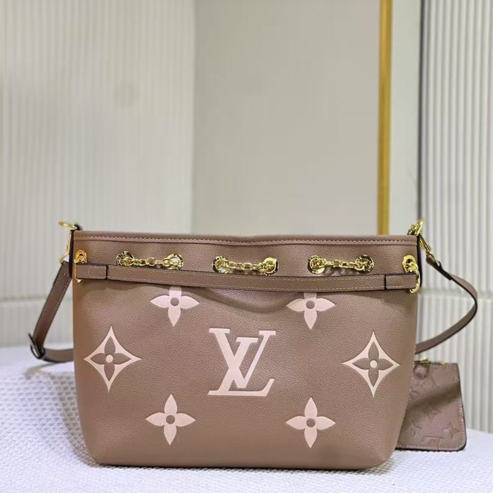 Louis Vuitton LV Bundle Bag Monogram Empreinte Grey 28Cm M25453 - Image 4