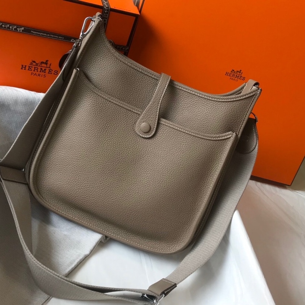 Hermes Evelyne 25 Shoulder Bag Etoupe 25Cm H056277CK18 - Image 3