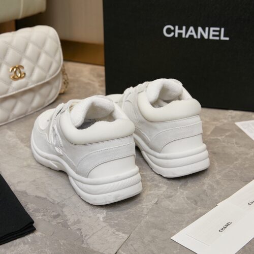 Alternative view of Chanel Cc Suede White G33745 Y52846 0G975