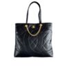Chanel CC Shopping Smooth Leather Tote Bag Black 37cm