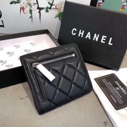 Alternative view of Chanel Classic Small Flap Wallet Black 12Cm Ap0231 Y01295 C3906