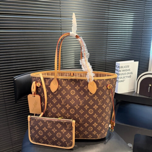 Alternative view of Louis Vuitton Neverfull MM Monogram Origine Ebène 31Cm