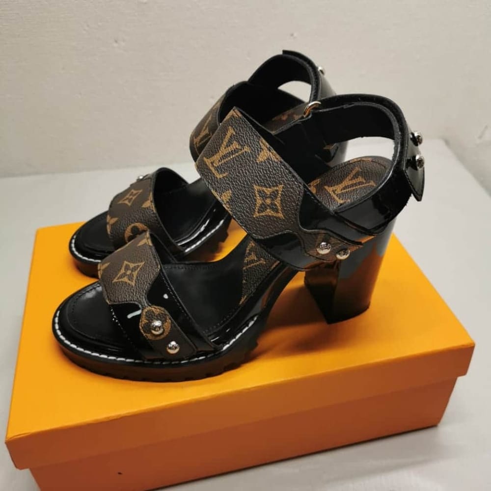 Louis Vuitton Star Trail Monogram Canvas Sandals Black 1A9Q2W - Image 5