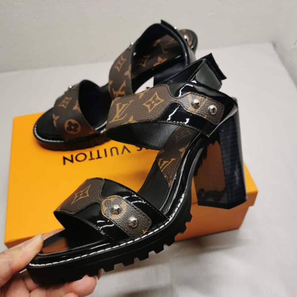 Louis Vuitton Star Trail Monogram Canvas Sandals Black 1A9Q2W - Image 4