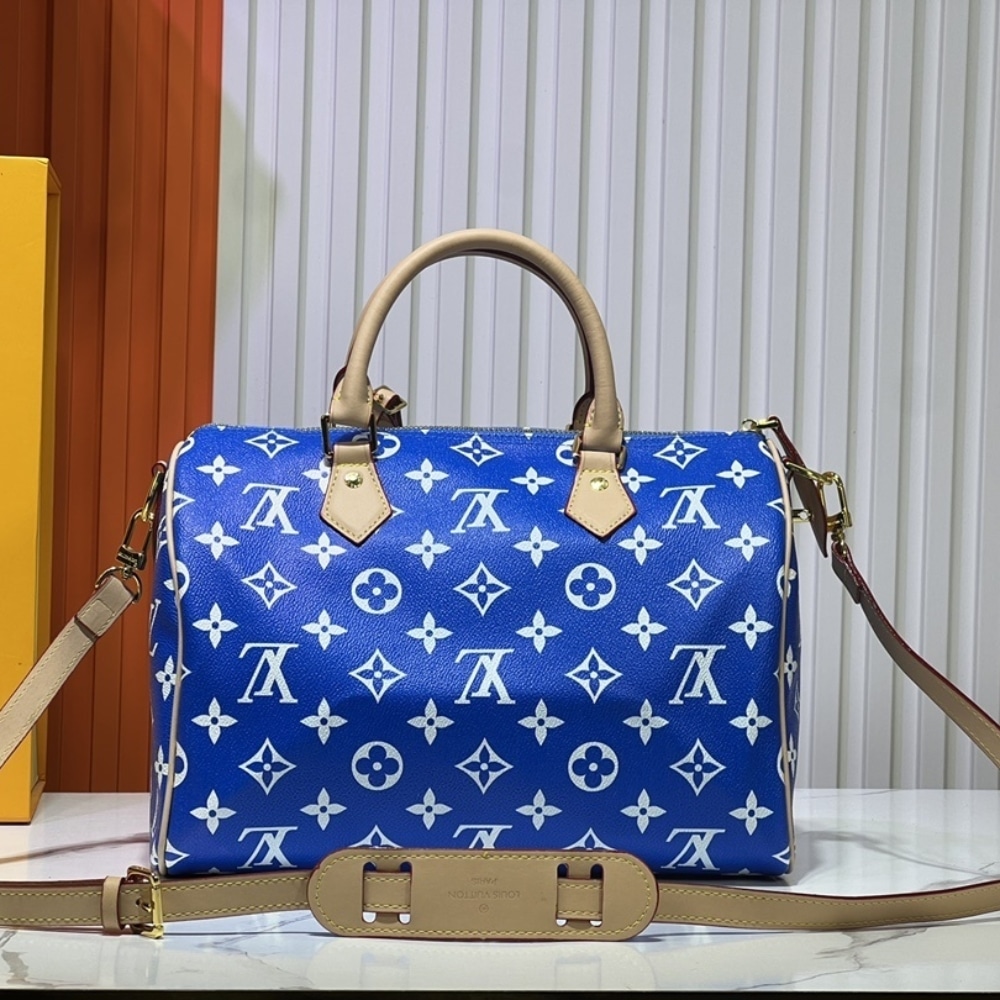 Louis Vuitton Speedy P9 Bandoulière 30 Handle Bag Blue 30Cm - Image 5