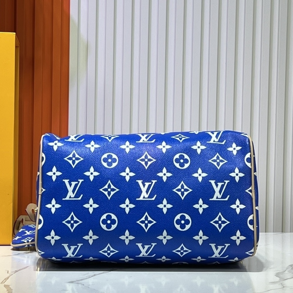 Louis Vuitton Speedy P9 Bandoulière 30 Handle Bag Blue 30Cm - Image 4