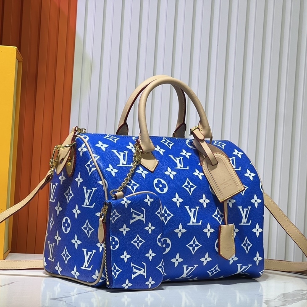 Louis Vuitton Speedy P9 Bandoulière 30 Handle Bag Blue 30Cm - Image 3