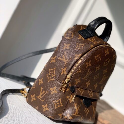 Alternative view of Louis Vuitton Palm Springs Mini Backpack Monogram Canvas Brown 22cm M44873