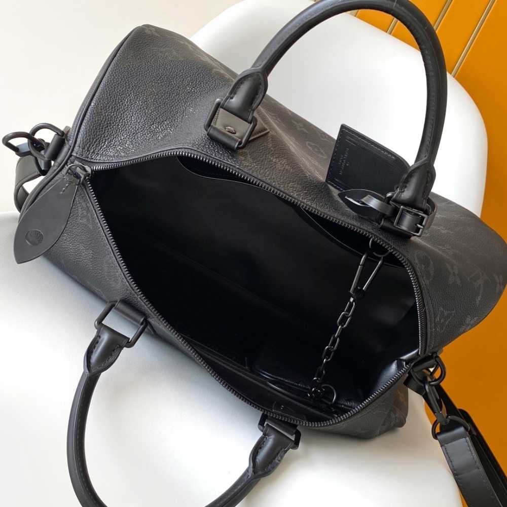 Louis Vuitton Speedy P9 Bandoulière 40 Monogram Handle Bag Black 40cm M13916 - Image 8