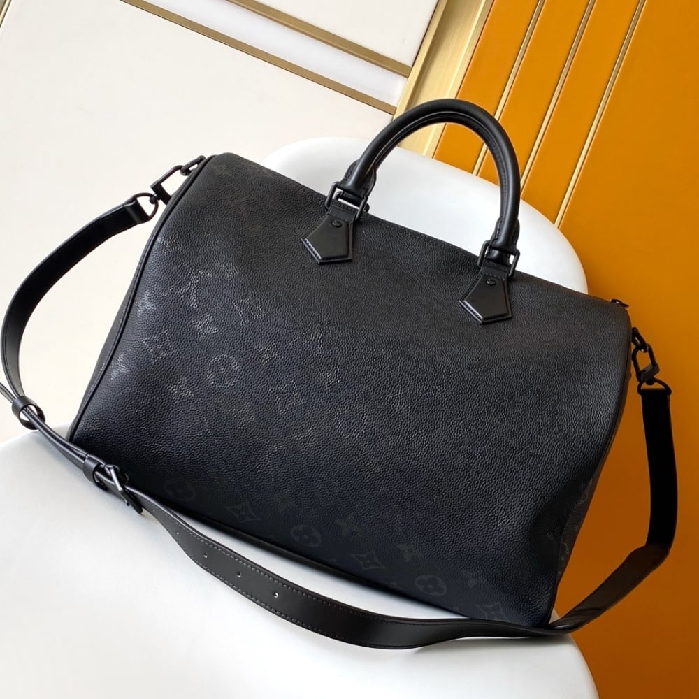 Louis Vuitton Speedy P9 Bandoulière 40 Monogram Handle Bag Black 40cm M13916 - Image 4