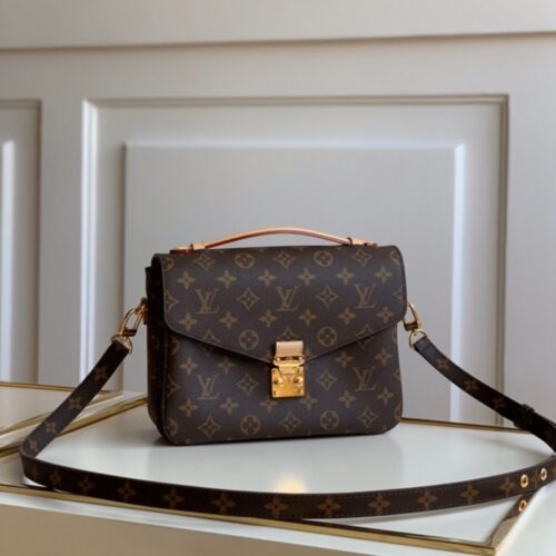 Alternative view of Louis Vuitton Pochette Métis Monogram Canvas Shoulder Bag Brown 25cm M44875