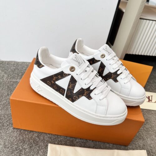 Alternative view of Louis Vuitton Time Out Leather Sneaker White 1aieff