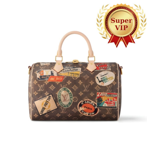 [Super Vip 1:1] Louis Vuitton Speedy Bandoulière 30 Bag Monogram Brown 30Cm M47087