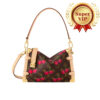 [Super Vip 1:1] Louis Vuitton X Murakami Side Trunk MM Monogram Cerise Brown 23Cm M14278