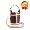 [Super Vip 1:1] Louis Vuitton Duffle Monogram Coated Canvas Beige 22Cm M43587