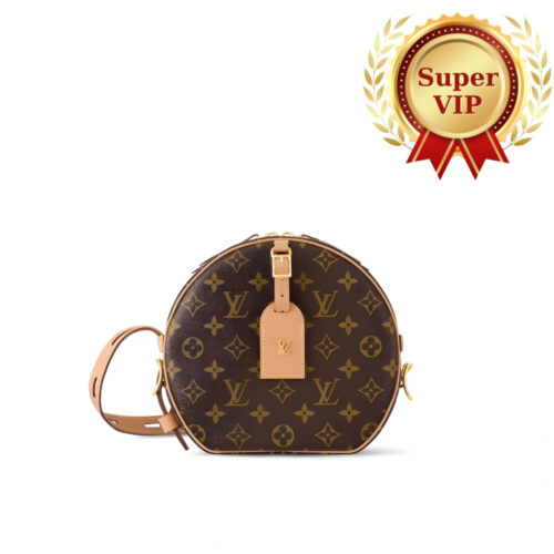 [Super Vip 1:1] Louis Vuitton Boite Chapeau Souple MM Monogram Exterior 20Cm M45647