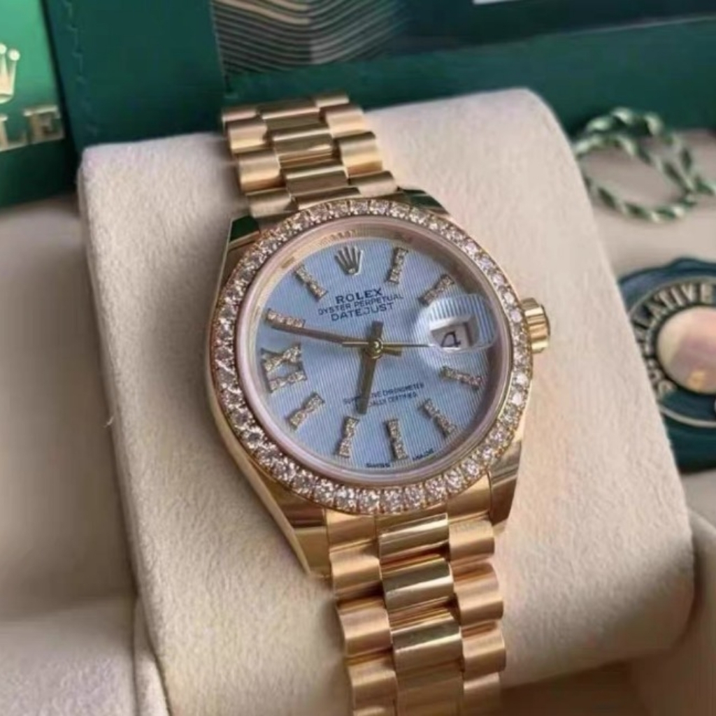 Rolex Lady Datejust 31 Oyster Blue Dial Gold 31mm 279138RBR 0008 - Image 2