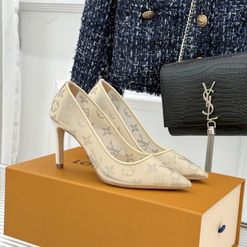 Alternative view of Louis Vuitton Gala Mesh Pump Nude 1AIELJ