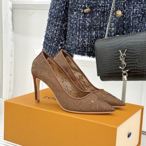 Alternative view of Louis Vuitton Gala Mesh Pump Brown 1AIFJD