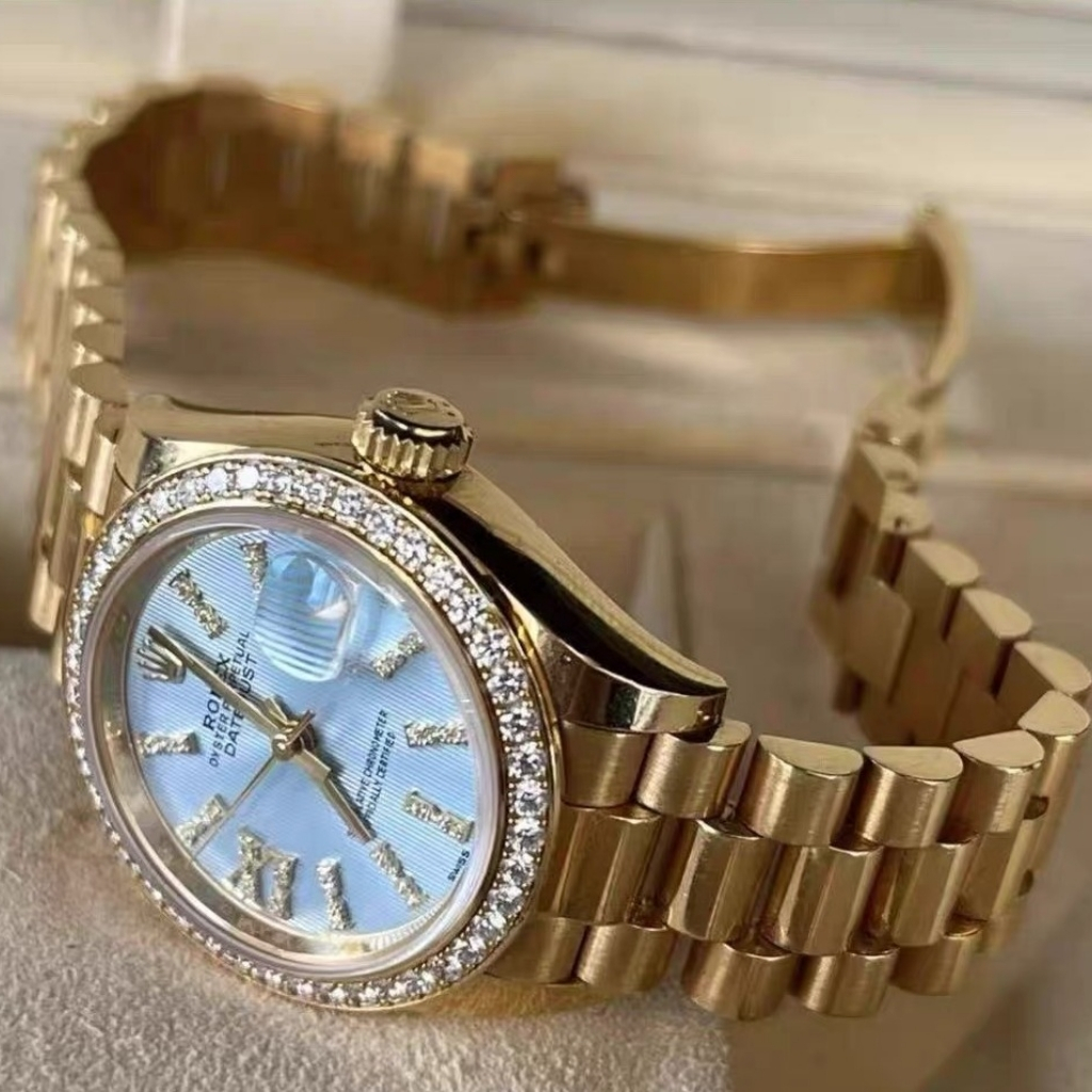 Rolex Lady Datejust 31 Oyster Blue Dial Gold 31mm 279138RBR 0008 - Image 3