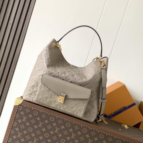 Alternative view of Louis Vuitton Hobo Métis Medium Monogram Empreinte Hobo Bag Tourterelle 35cm M27937