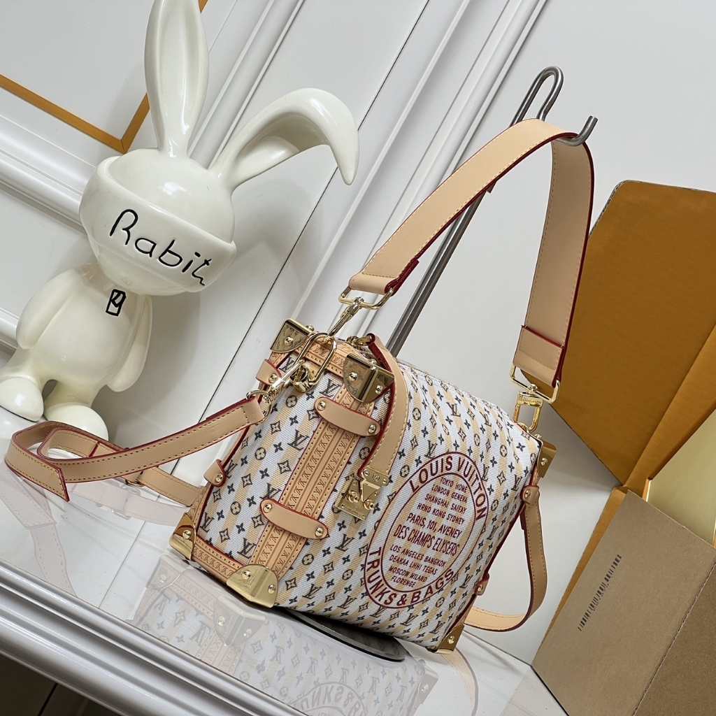 Louis Vuitton Side Trunk MM Nude Rose 21cm - Image 3