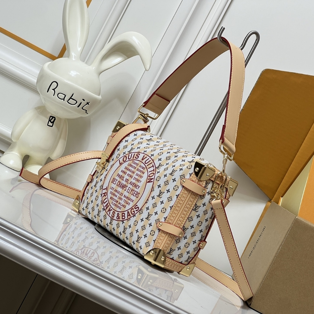 Louis Vuitton Side Trunk MM Nude Rose 21cm - Image 4