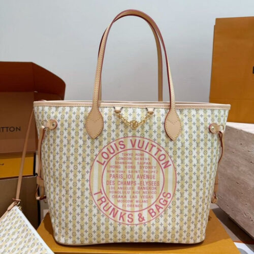 Alternative view of Louis Vuitton Neverfull MM LV Stamp Banana 32Cm M28457