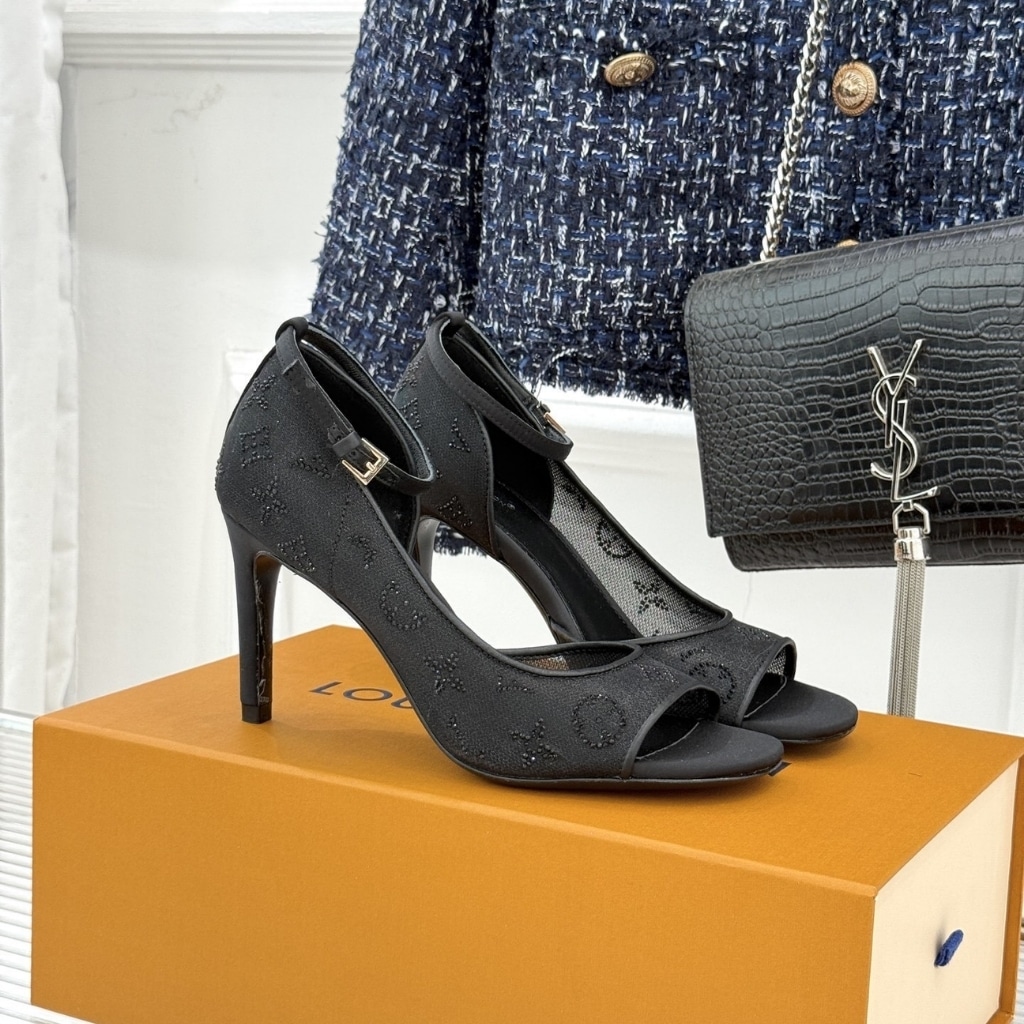 Louis Vuitton Gala Mesh Sandal Black 1AJPS1 - Image 2