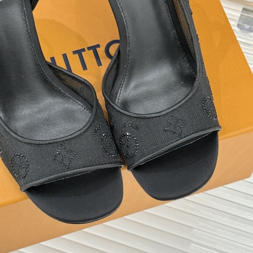 Louis Vuitton Gala Mesh Sandal Black 1AJPS1 - Image 7