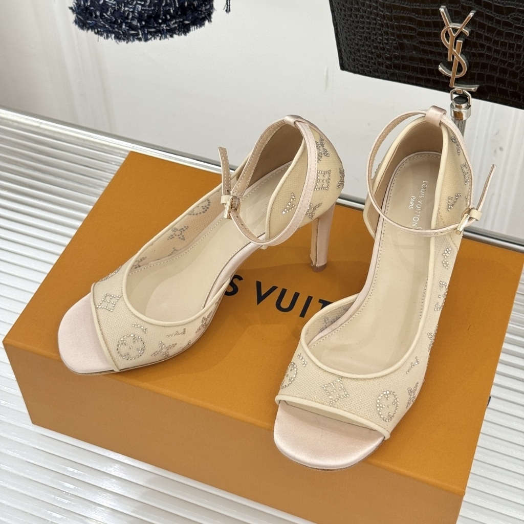 Louis Vuitton Gala Mesh Sandal Nude 1AJPR5 - Image 4