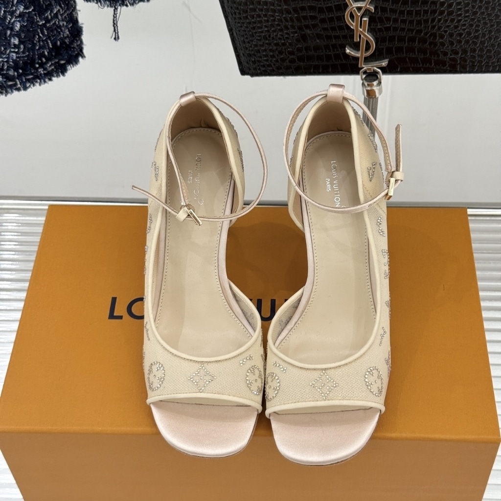 Louis Vuitton Gala Mesh Sandal Nude 1AJPR5 - Image 5