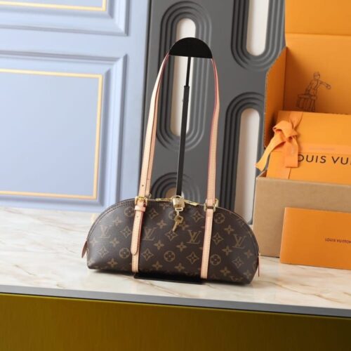 Alternative view of Louis Vuitton Squire East West Medium Monogram Canvas Shoulder Bag Brown 32cm M28953